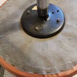 2 low brown stools