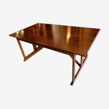 Table console porte feuille en chene