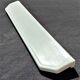 Old shelf of great length / shelf in white Art Deco porcelain