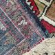 Handmade ancient Persian mazlaghan carpet