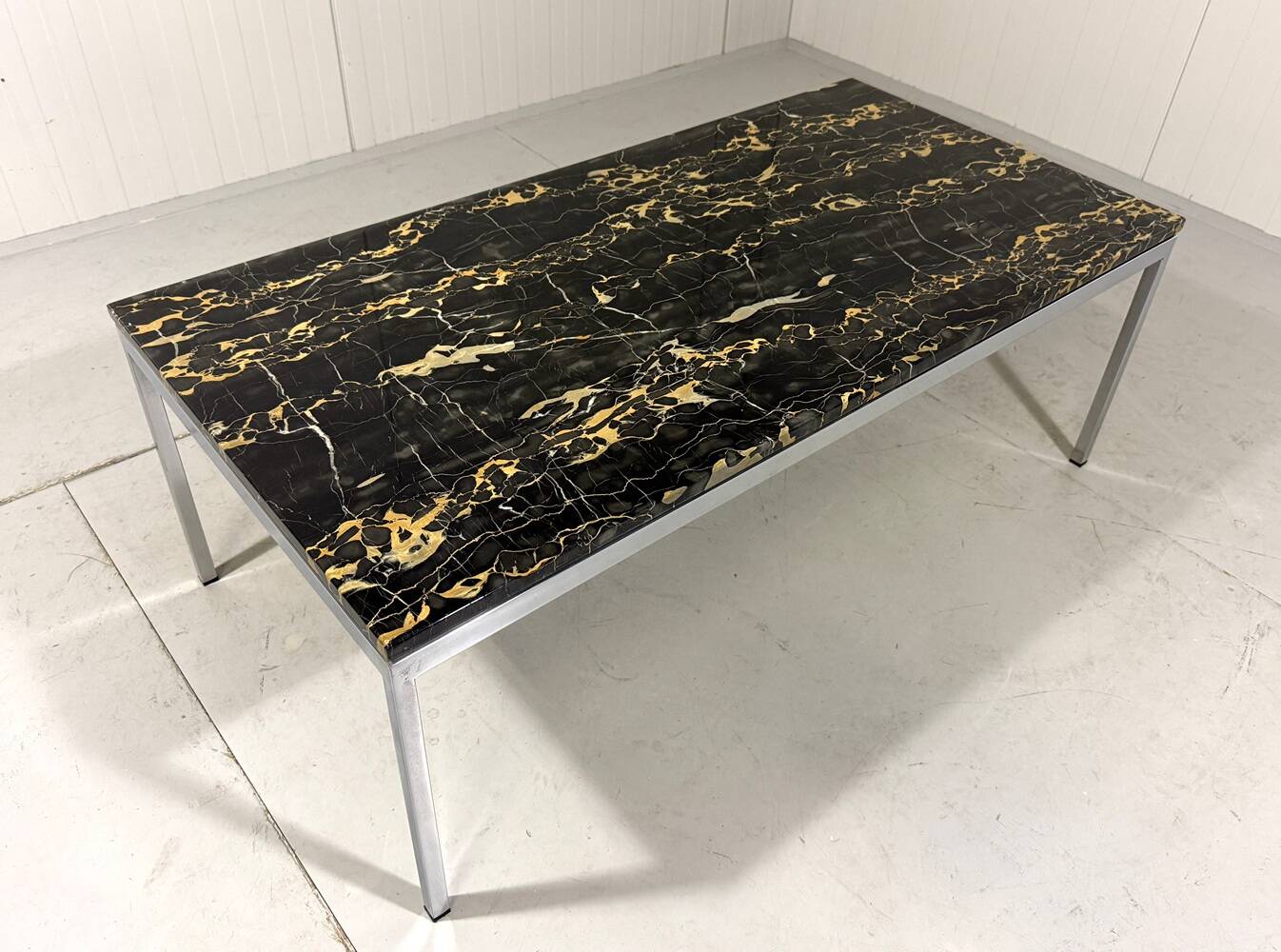 Florence Knoll coffee table nero portoro marble table top 1960’s