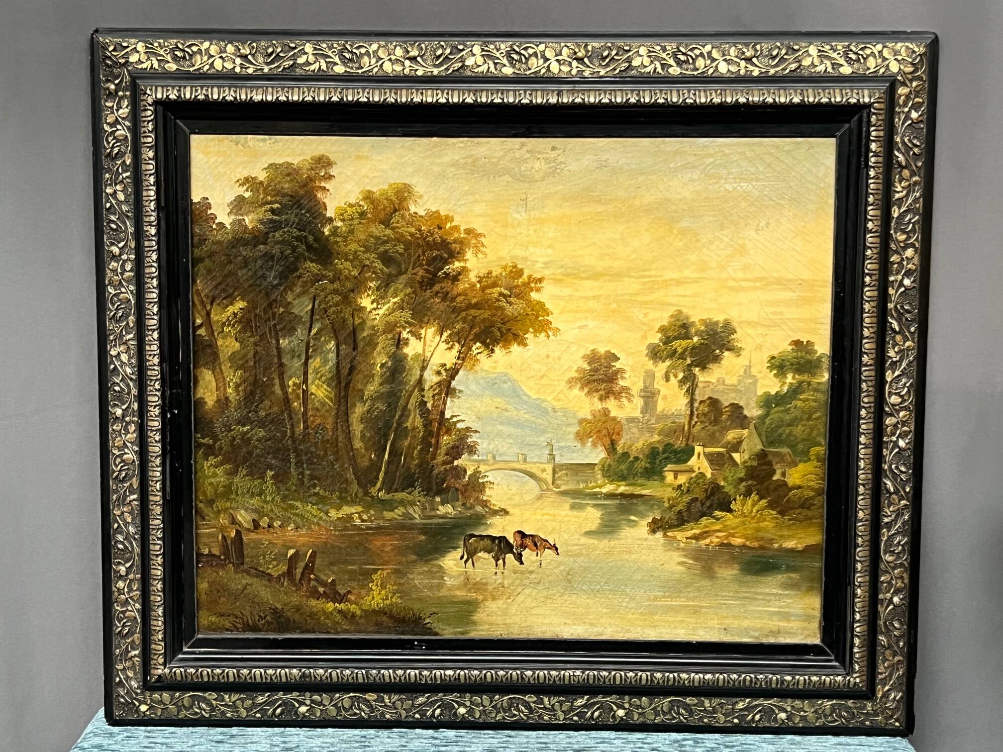 Ancient Italian landscape.