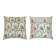 SET OF 2 - 100% Silk Accent Pillow Covers. A pair of Cushion Covers. Handmade Throw Pillows