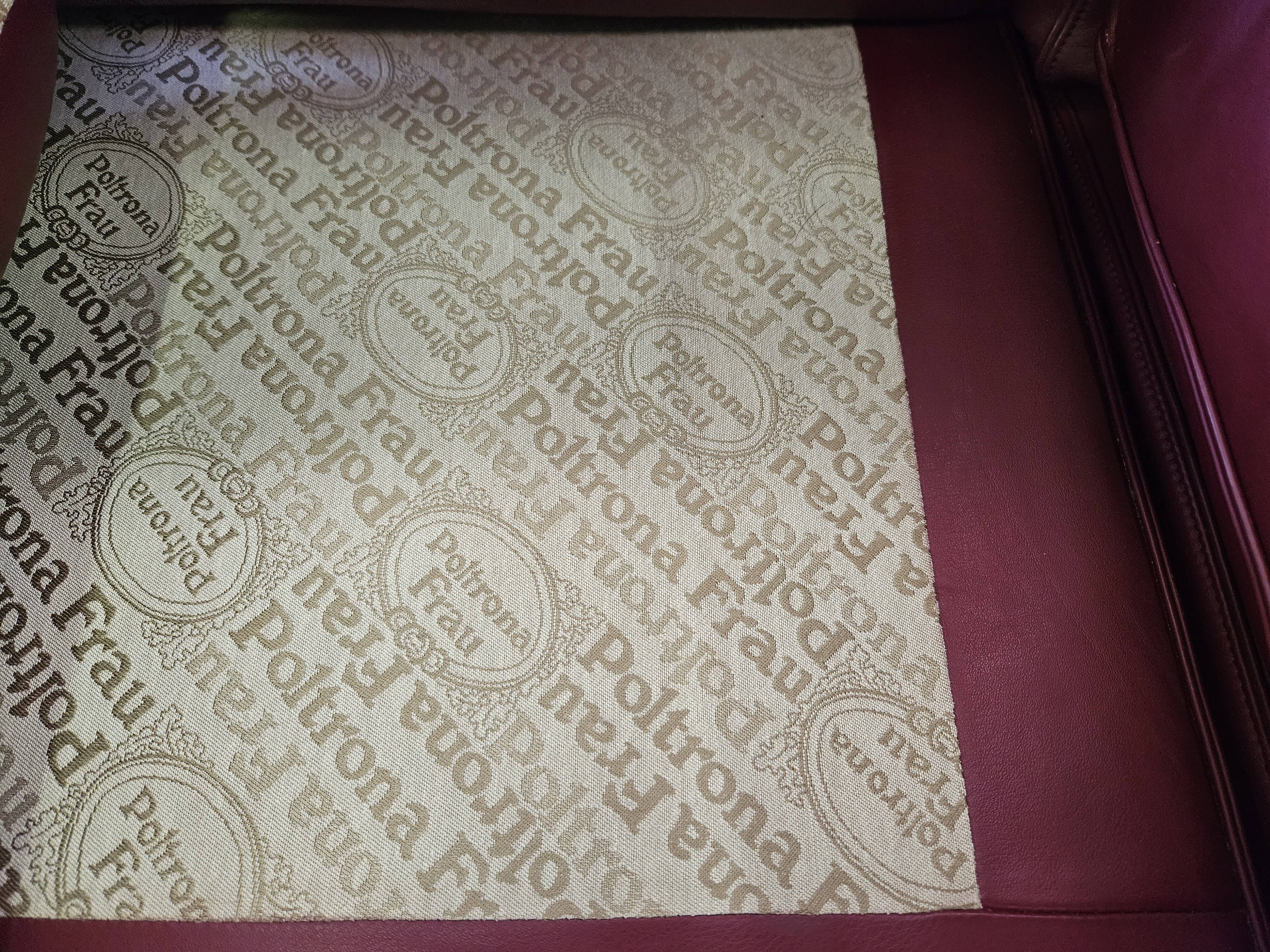 Canapé d'angle modulable Socrates en cuir bordeaux par Poltrona Frau, 1970