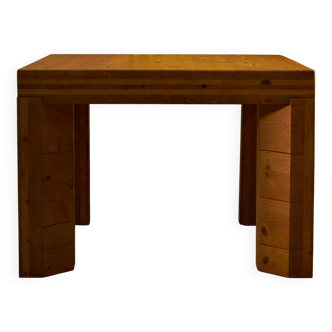 Square Top Pinewood Dining Table
