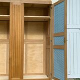 Parisian wardrobe art deco 1930 removable wardrobe beech solid