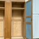 Parisian wardrobe art deco 1930 removable wardrobe beech solid
