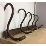 Wall coat rack bentwood bistro, 5 hooks
