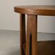 Dutch Art Deco Modernist Amsterdam School side table in Oak square inlay