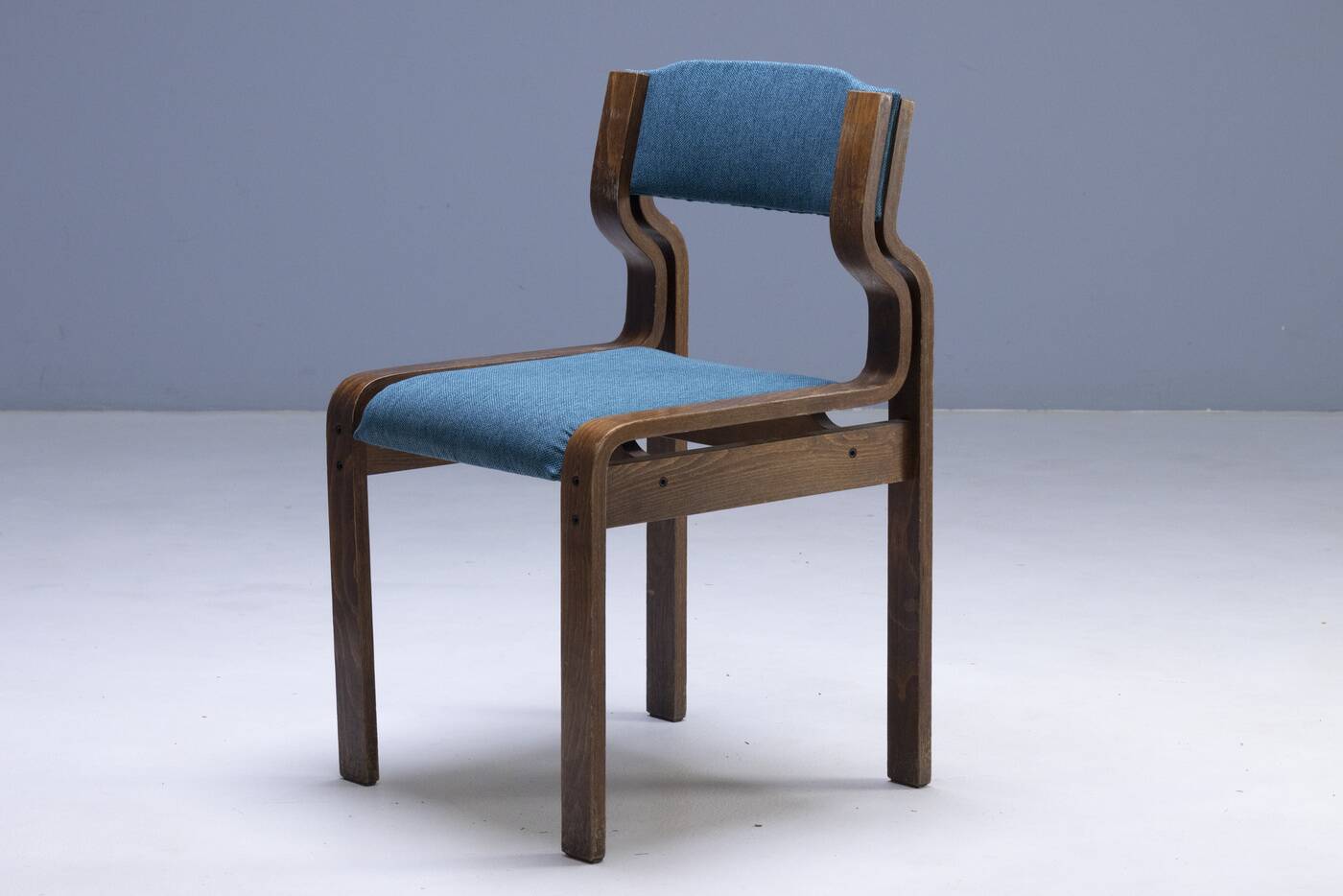 Set of 4 Dining Chairs, Ludvík Volák, 1970s-1980s, Czechoslovakia