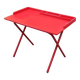 Vintage 80s red fiberglass desk