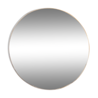 Wooden mirror, 90 cm