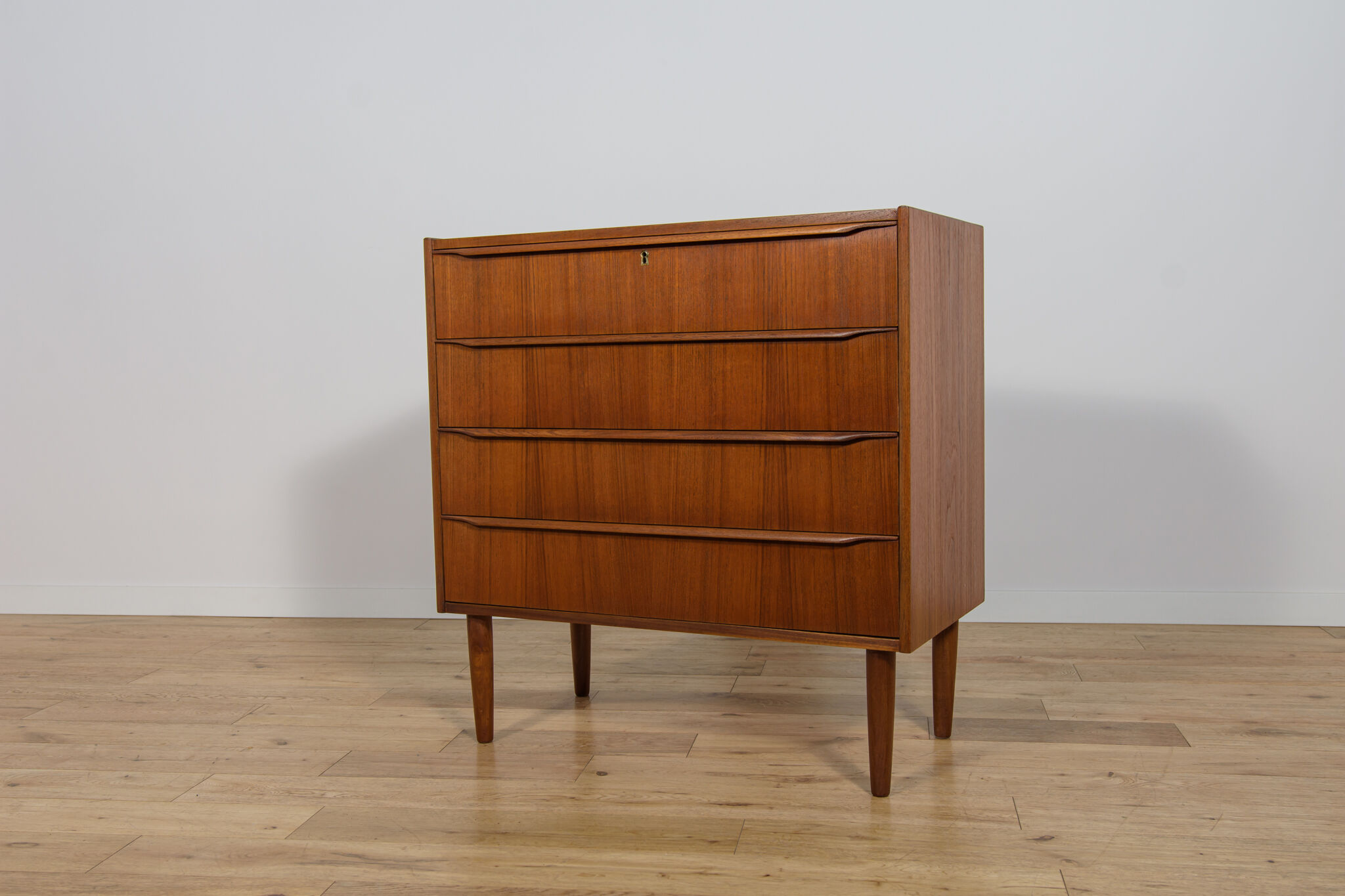Mid-century teak dresser with dressing table, Denmark, 1960s