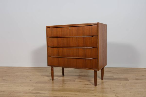 Commode en teck des années 60 avec coiffeuse, Danemark.