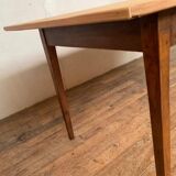 Table de ferme en bois à 2 tiroirs