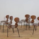 Ant Chair Model 3101 in Teak by Arne Jacobsen for Fritz Hansen, 1970s.