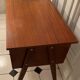 Bureau vintage pied compas et son fauteuil