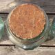 3 Thick glass jars