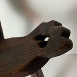 Brutalist pair of chairs