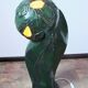 ‘Head’ sculpture lamp, glazed ceramic, vintage, Poland, 20th century