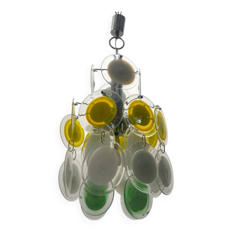 Murano Glass Disc Chandelier 1970’s