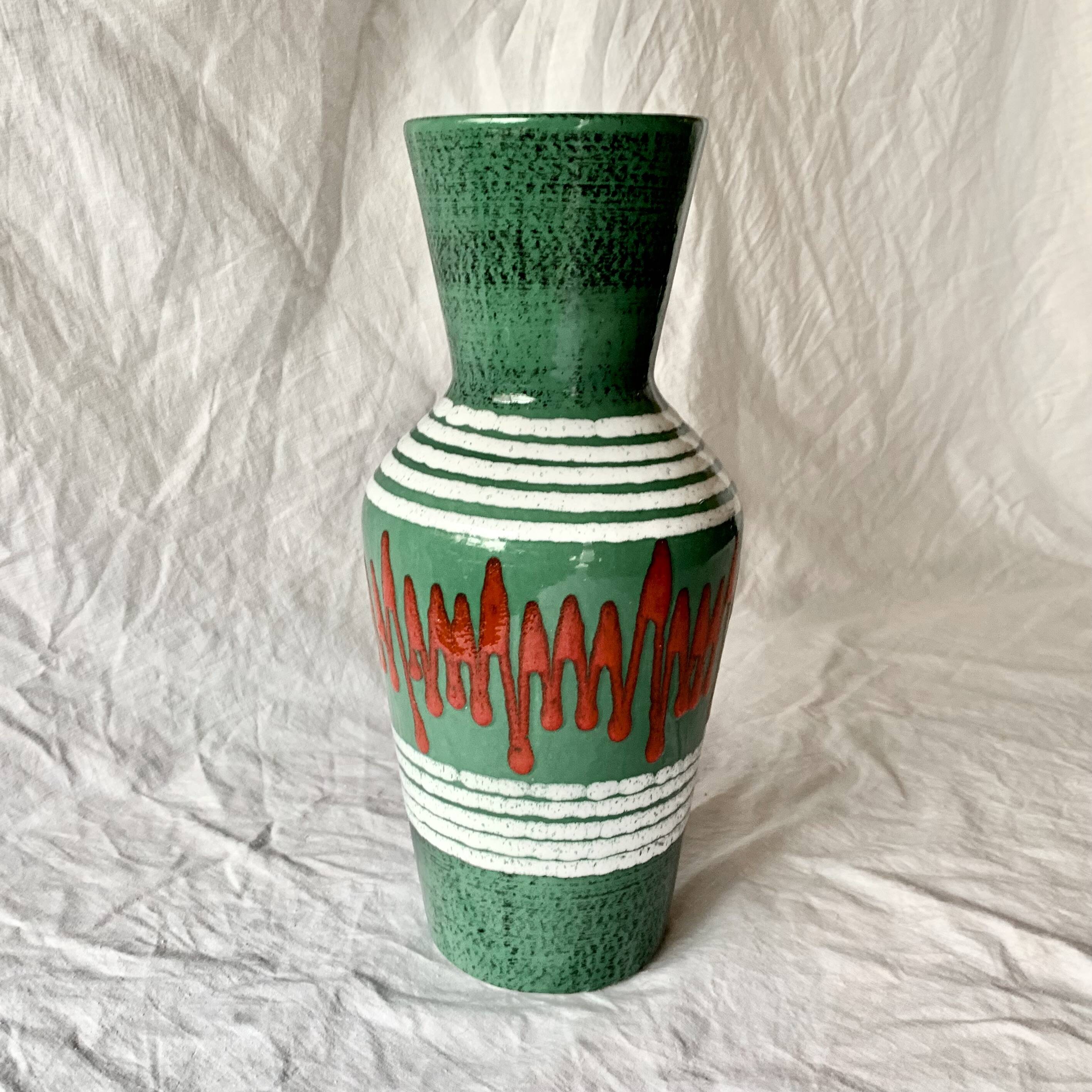 Vintage Scheurich West Germany Vase - 407 35