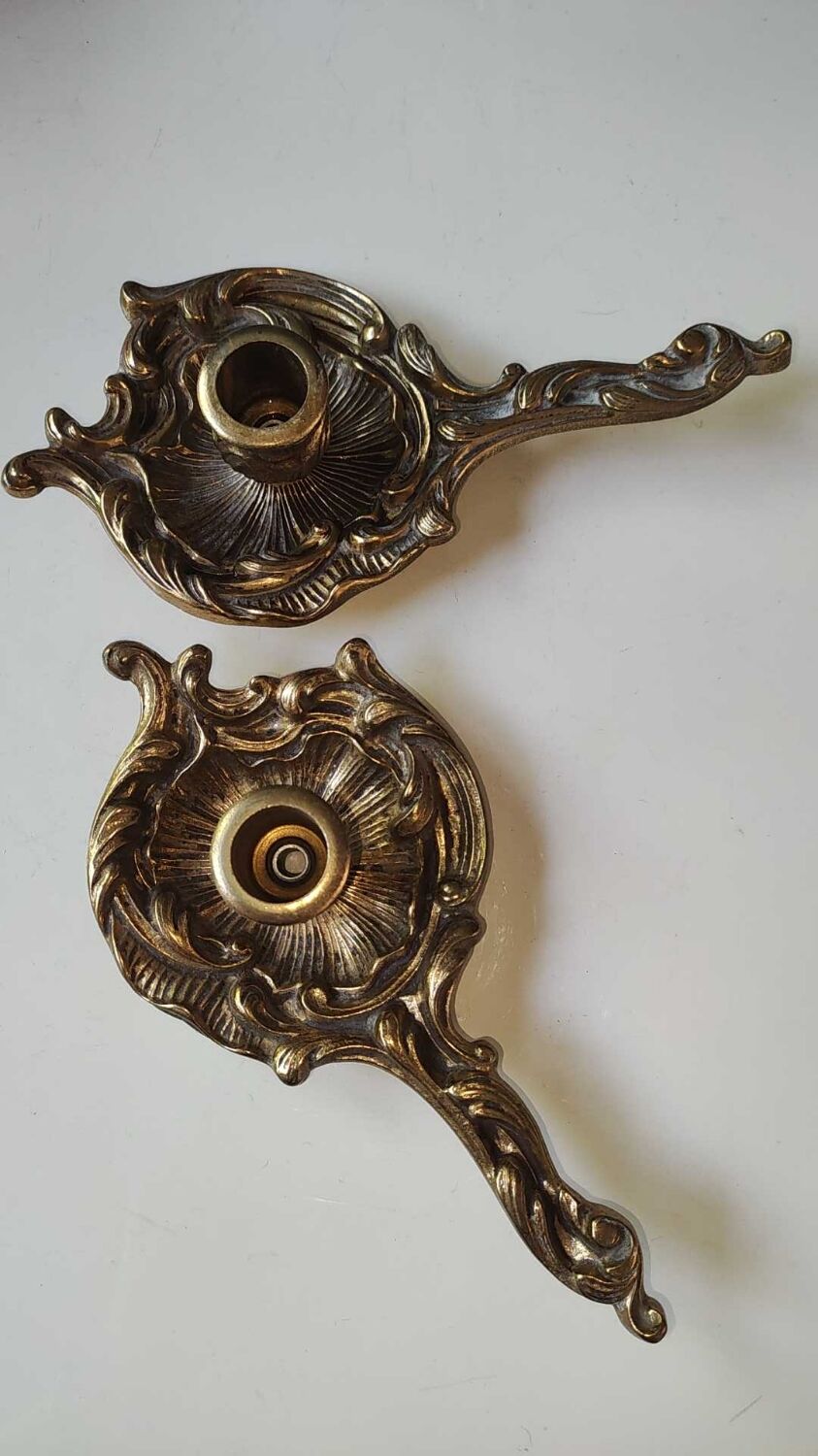 Handheld candlesticks Louis XV