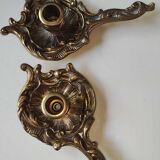 Bougeoirs à main style Louis XV