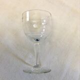 Set of 4 former chiseled glass