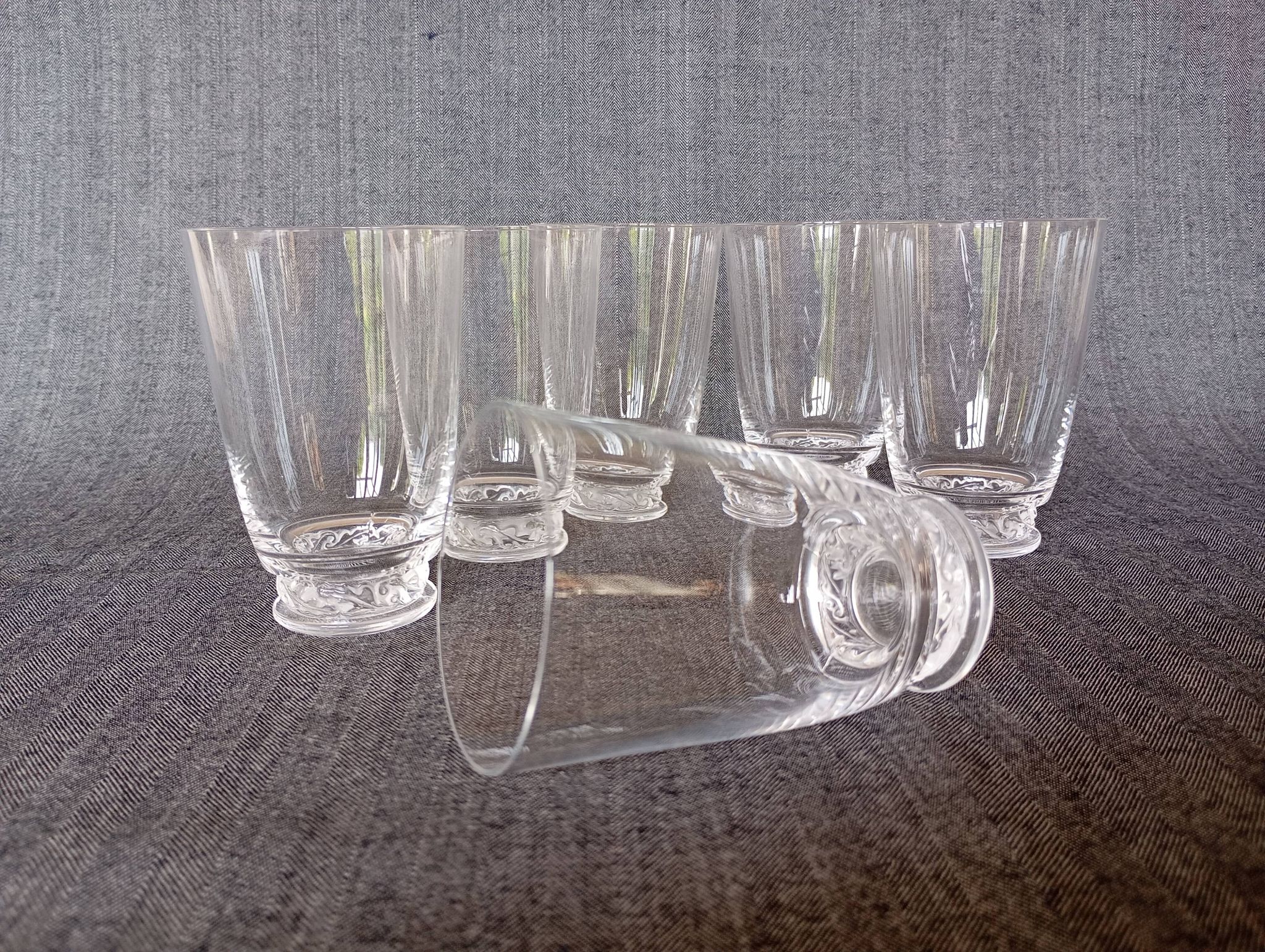 Port glasses 'Saint-Hubert' Lalique