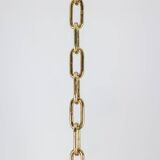 Translucent white Murano glass chandelier. Italy, contemporary work.