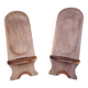 Paire de chaise à palabre africaine