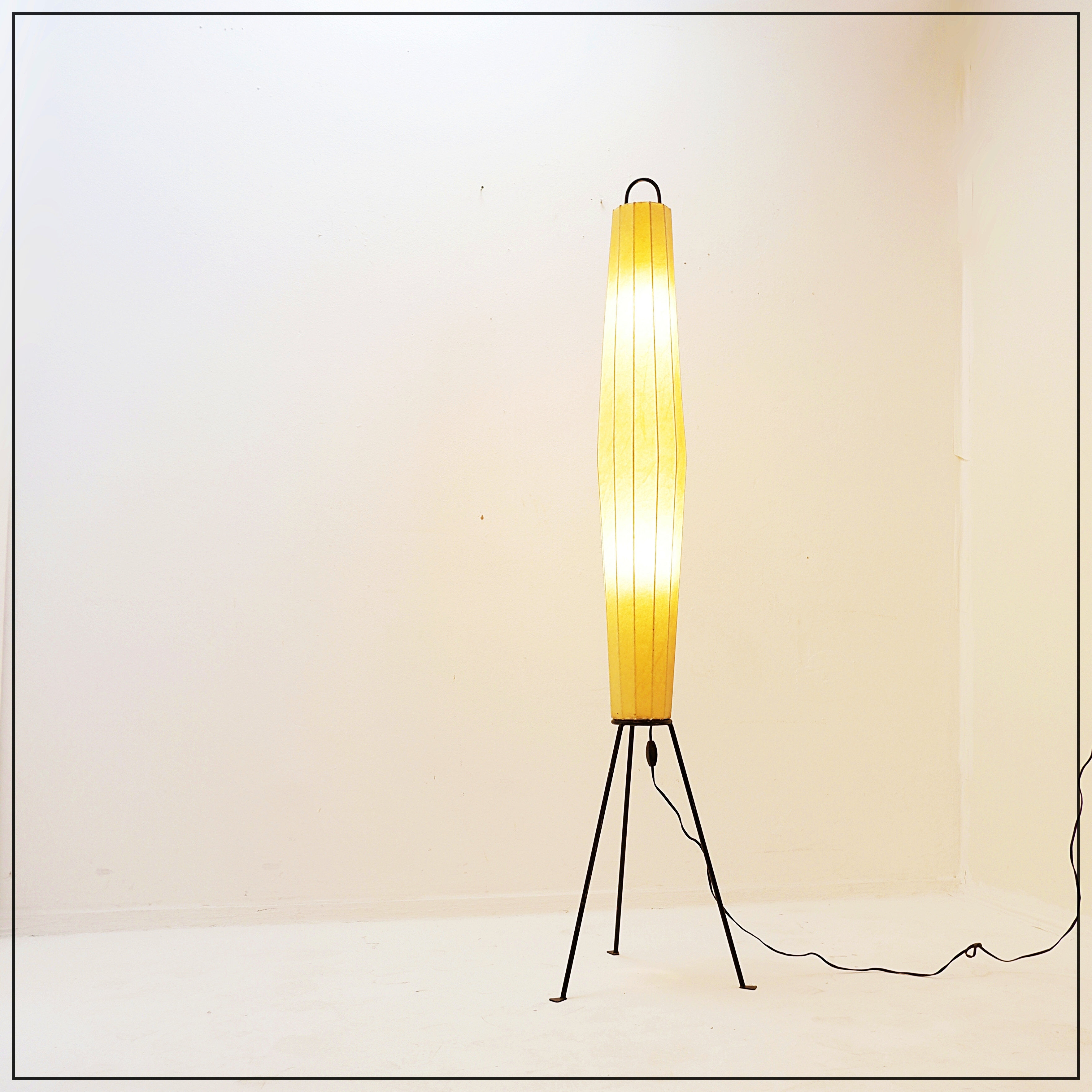 Lugano floor lamp by H. Klingele for Artimeta Holland, 1957