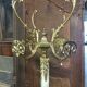 Coat holder on onyx and gold metal foot