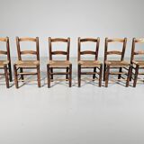 Farmhouse dining chairs, Spain 1970s