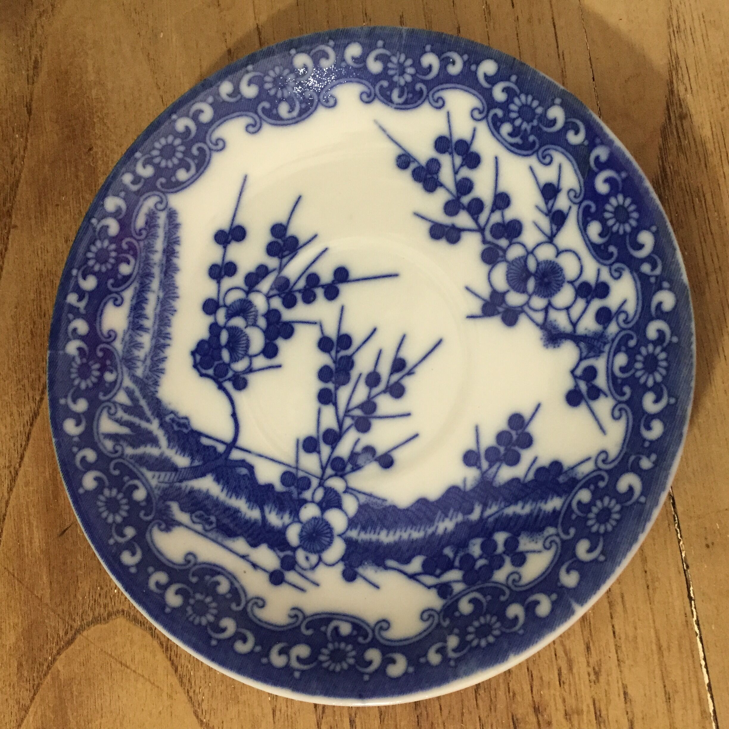 11 Cobalt blue bread plates