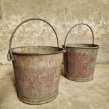 Old bucket fire bucket waste bucket