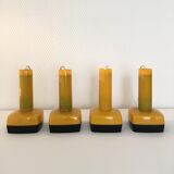 Vintage hanging lamp by Bent Karlby for A. Schroder, Kemi, 1970s