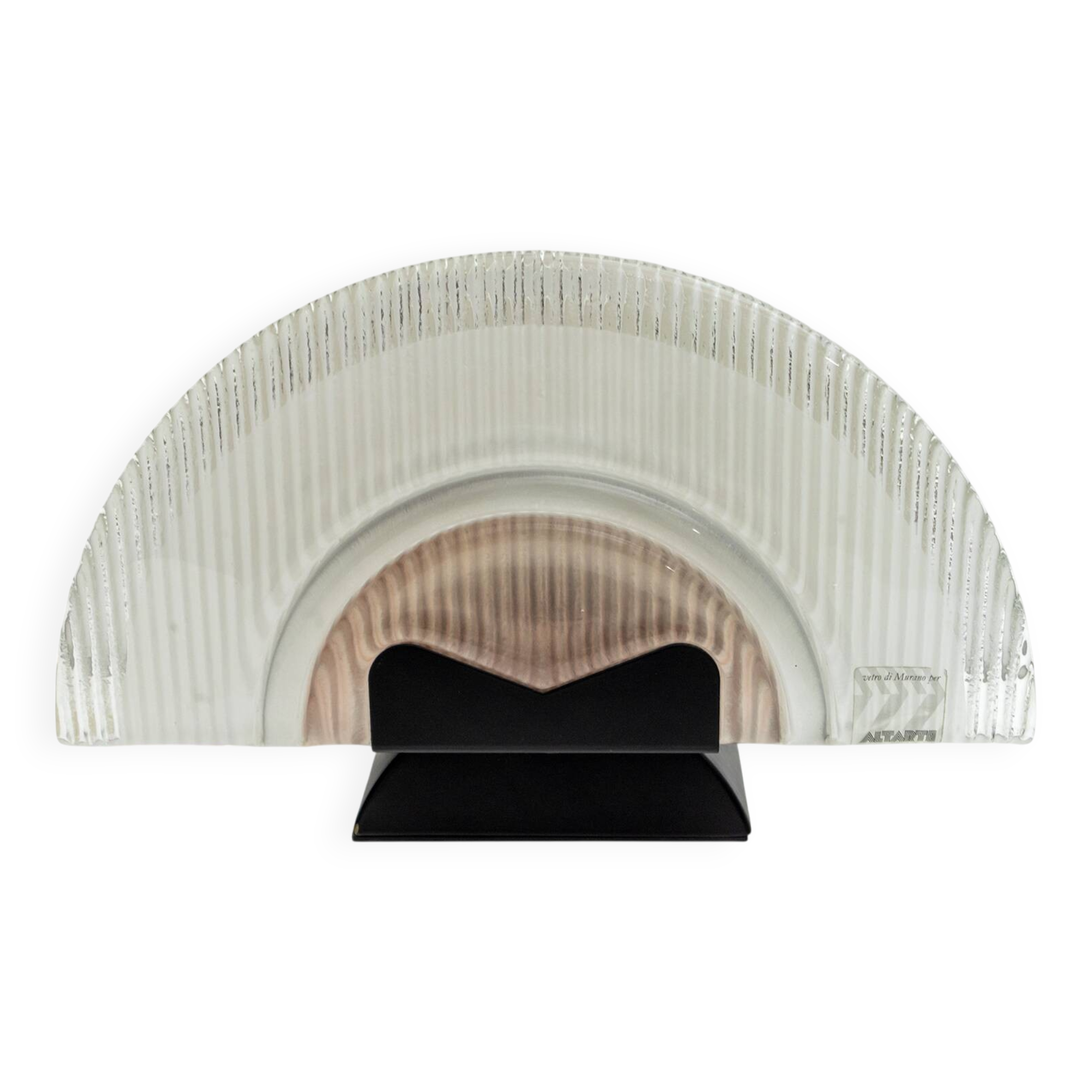 Pair of Altarte Italian Murano Glass Table Lamps by Stilkronen, 1992