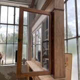 Oak showcase bookcase