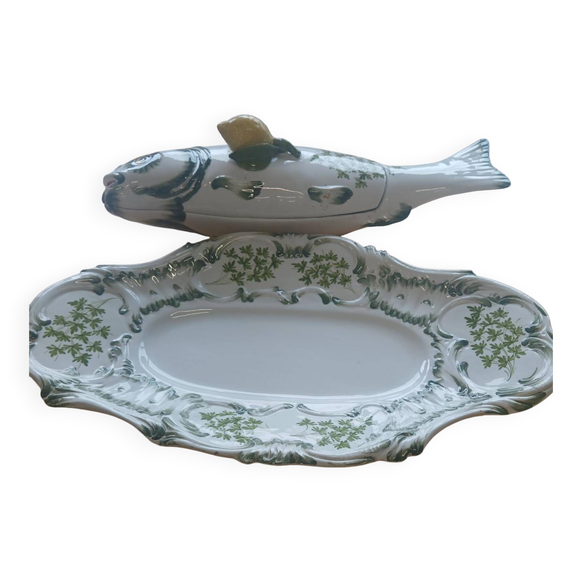 ceramic fish platter