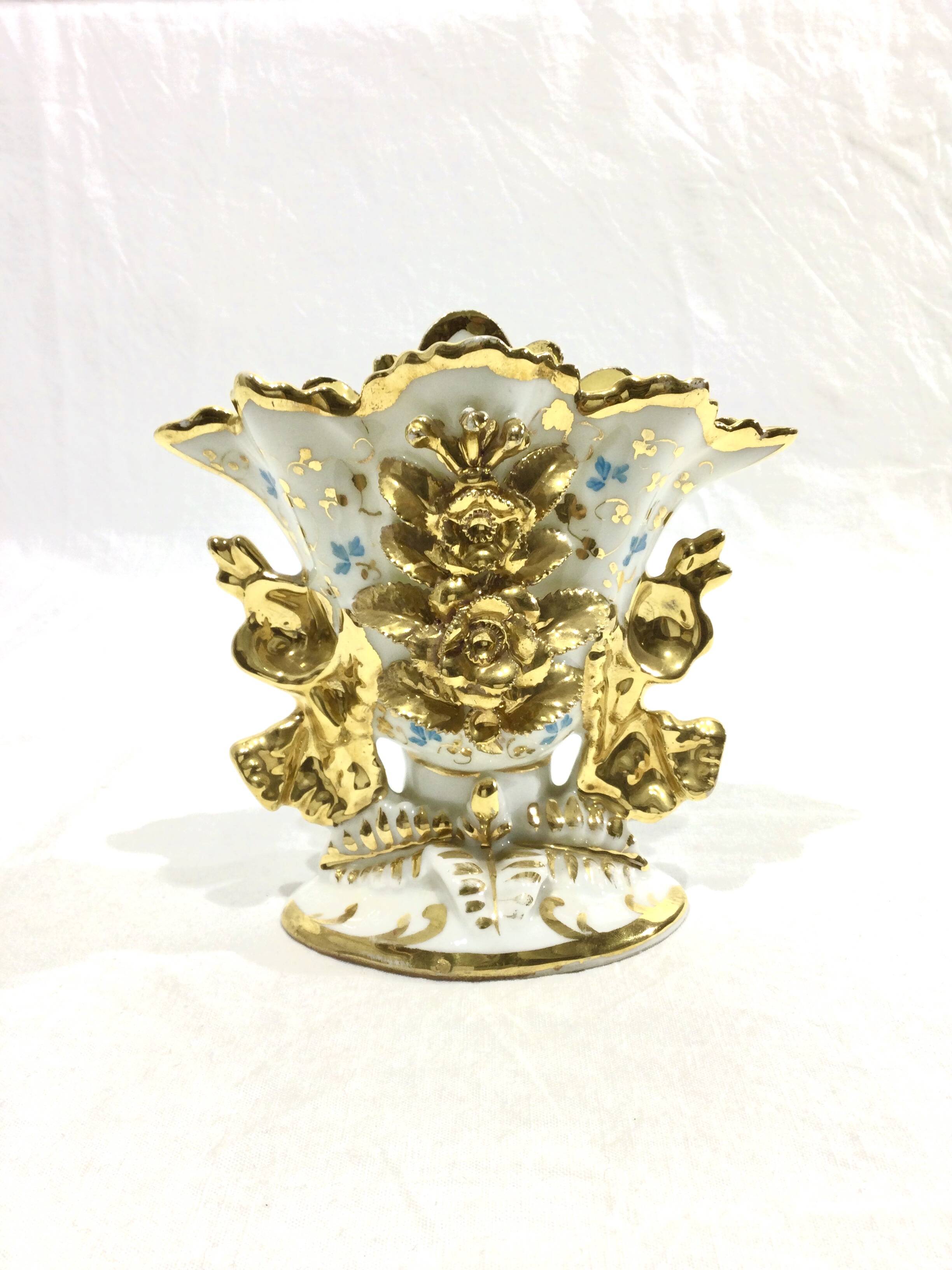 Porcelain Bridal Vase Old Paris 19th century