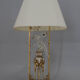 Lampe de table perroquet en cristal, années 1970
