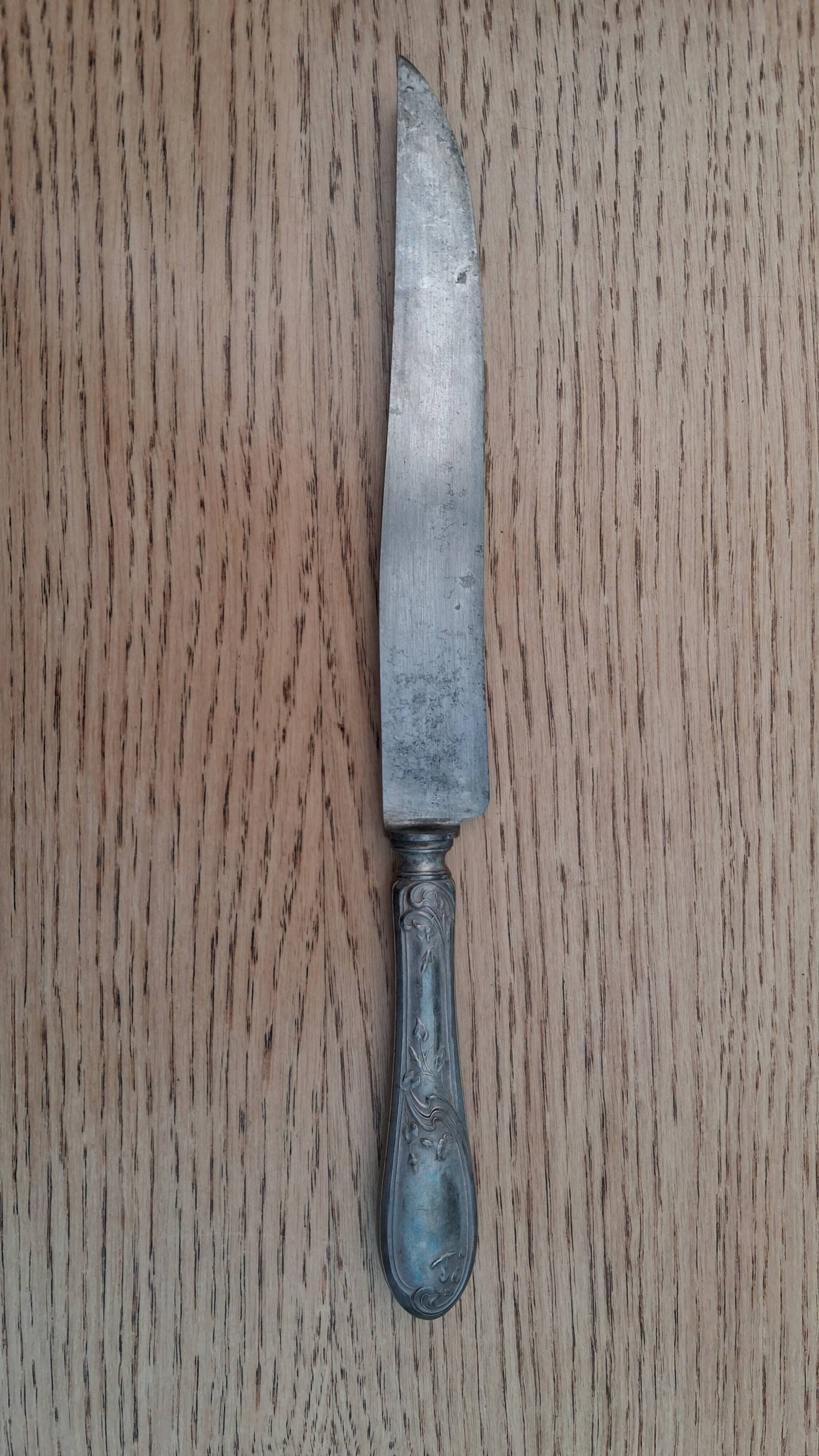 Large Art Nouveau knife