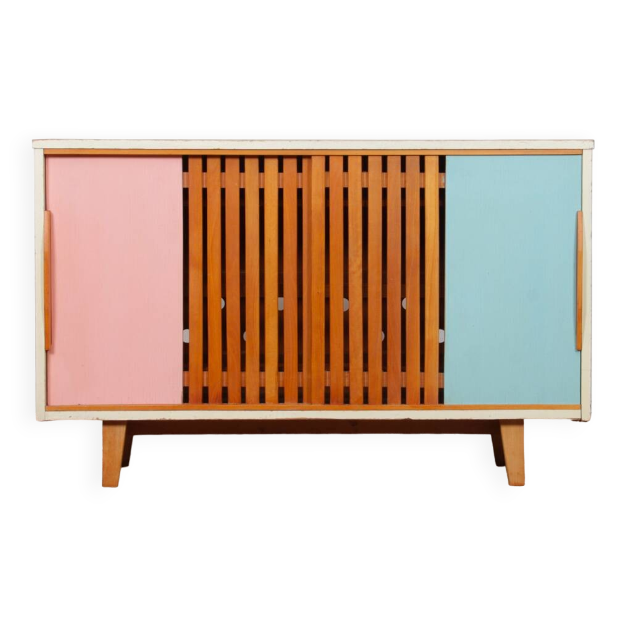 Vintage shoe cabinet for Drevopodnik Brno, 1960