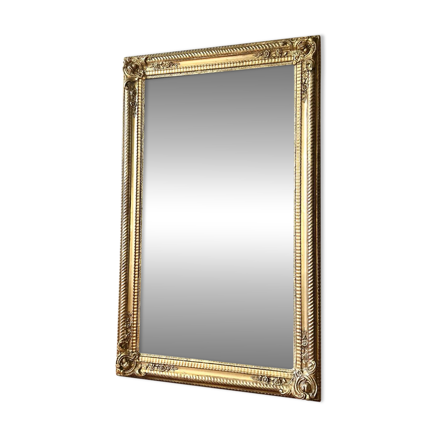 Miroir ancien doré époque début XIXème