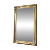 Antique gilded mirror from the early 19th century.