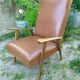 Fauteuil années 50 pieds compas