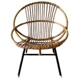 Fauteuil rotin par Rohe Noordwolde