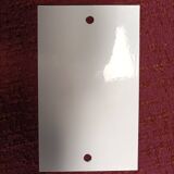 Enameled plaque “whimsical dog”